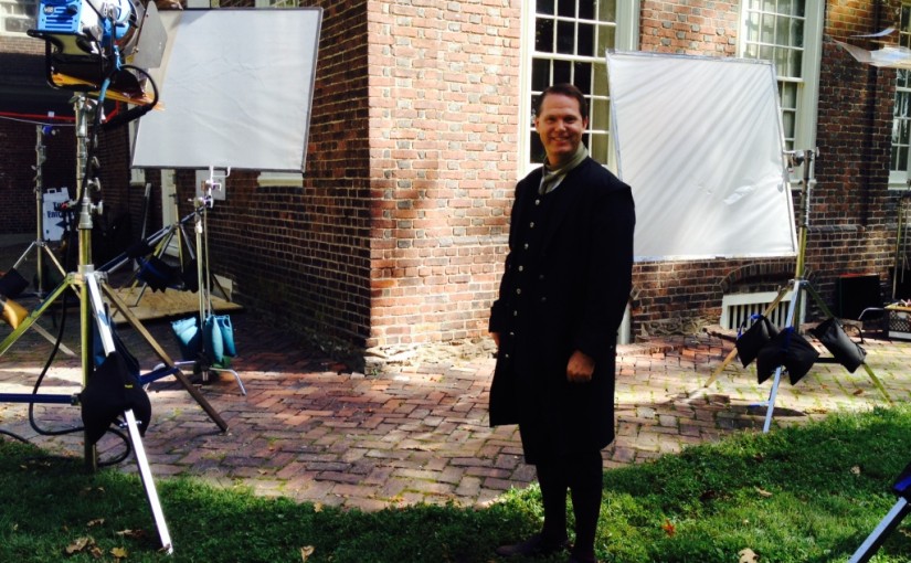 On the set of Philadelphia: The Great Experiment